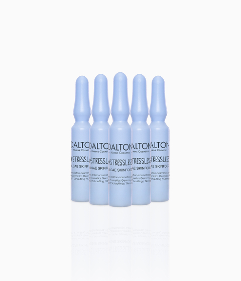 Nourishing oil ampoule for facial stress and irritated skin