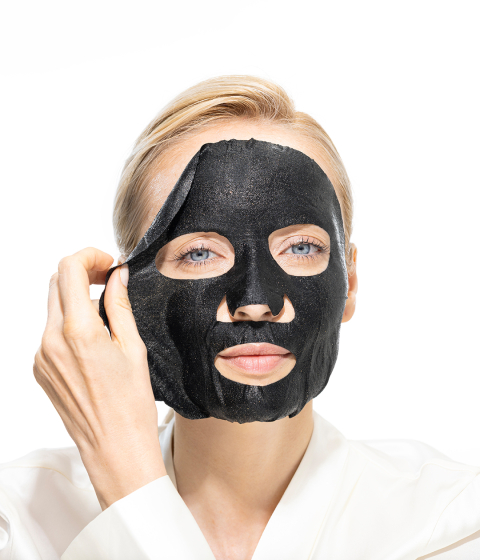 Gold Maske mit Kollagen