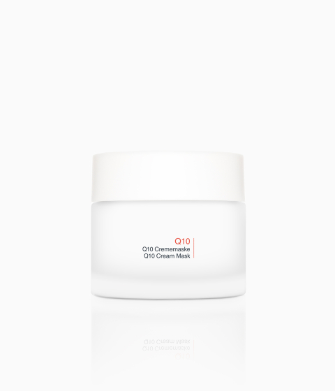 Erfrischende Maske mit Q10 für müde Haut