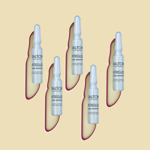 Nourishing oil ampoule for facial stress and irritated skin