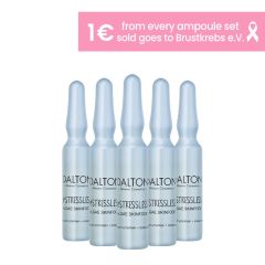 Nourishing oil ampoule for facial stress and irritated skin 