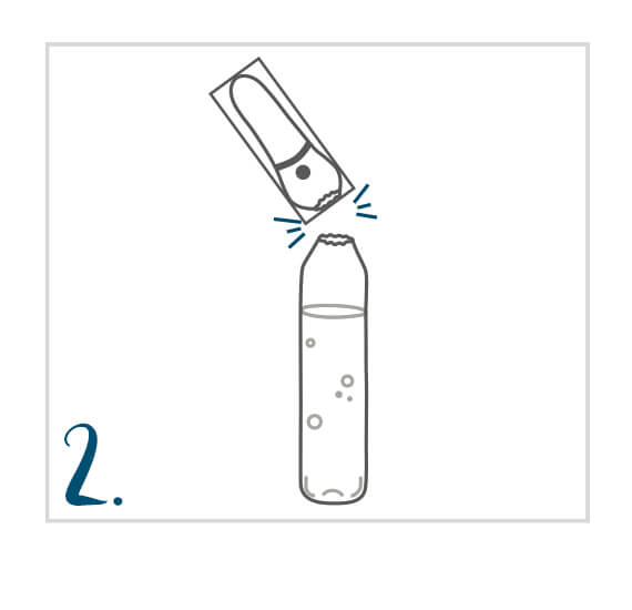 Ampullen auftragen Schritt 2 Ampullen auftragen Schritt 2