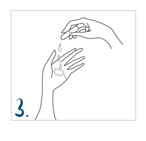 Ampullen auftragen Schritt 3 Ampullen auftragen Schritt 3