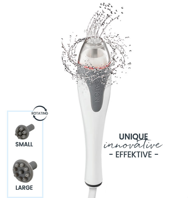 Rotating Handpiece Hydra Facial Massage Attachment to Reduce Large Pores