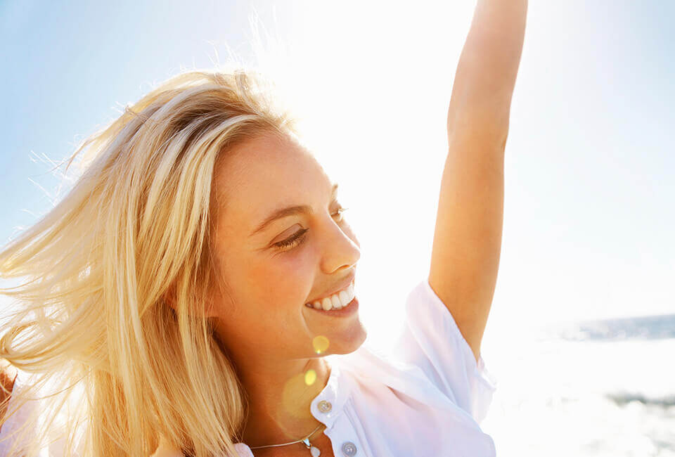 Prevent skin aging - sun exposure Sun damage causes premature skin aging