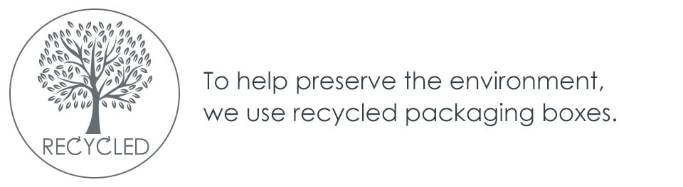 To help preserve the environment, we use recycled packaging boxes. To help preserve the environment, we use recycled packaging boxes.