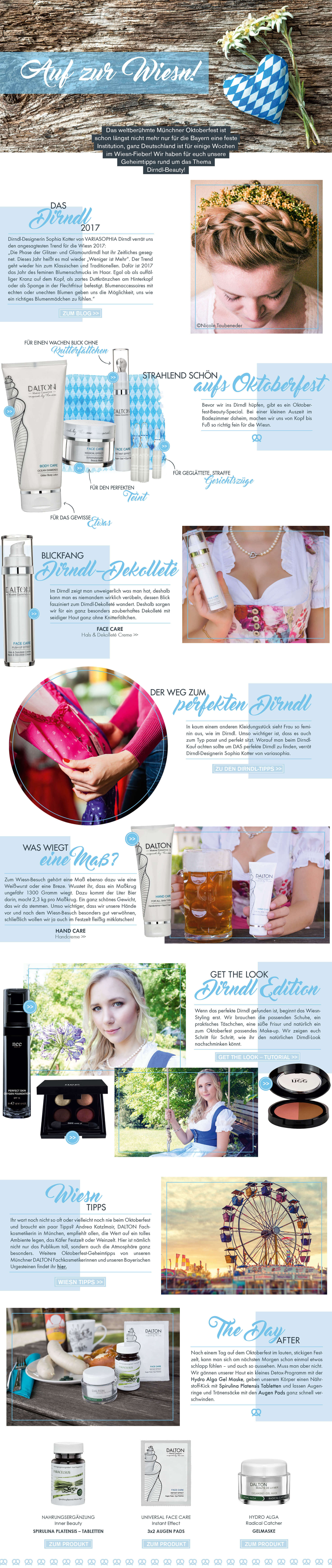 Themenwelt Auf zur Wiesn Beauty Tipps für das Oktoberfest