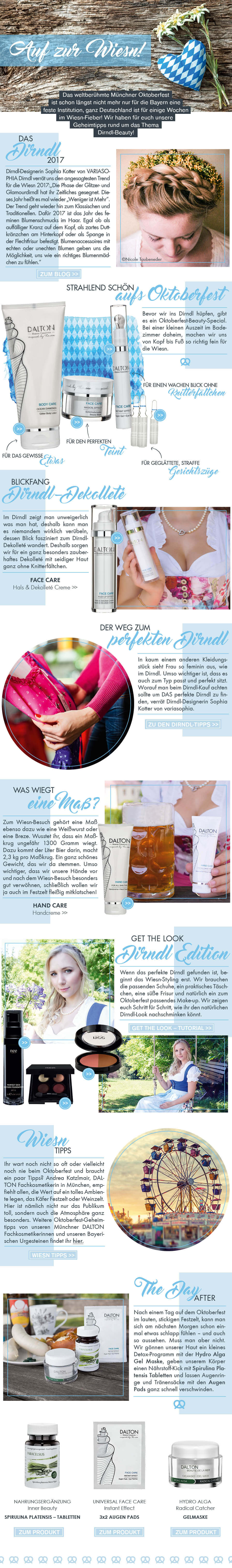 Themenwelt Auf zur Wiesn Beauty Tipps für das Oktoberfest
