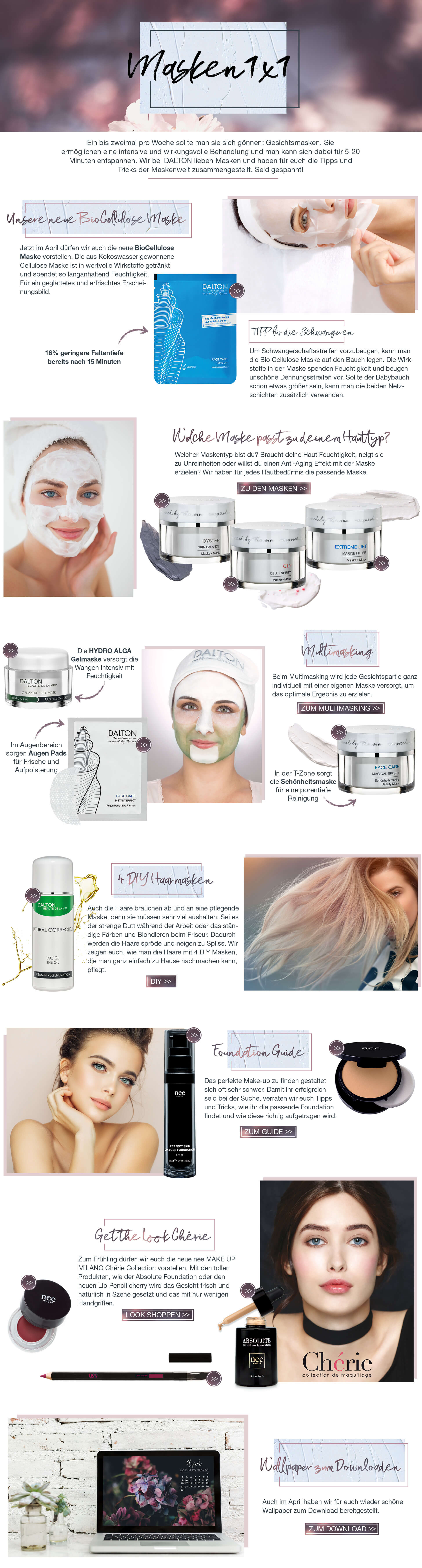 Themenwelt Masken 1x1 Die passende Gesichtsmaske bei DALTON finden