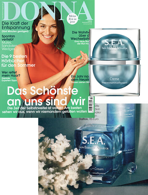 Anti-Aging Creme mit Stammzellenschutz für definierte Gesichtskonturen