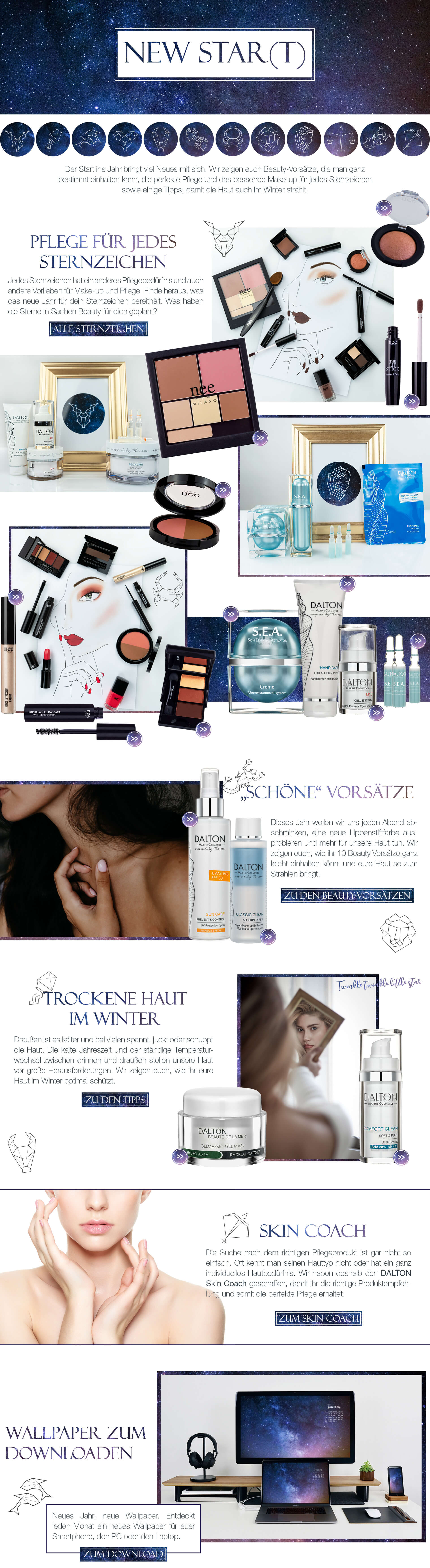 Themenwelt New Start Beauty-Tipps für den Winter