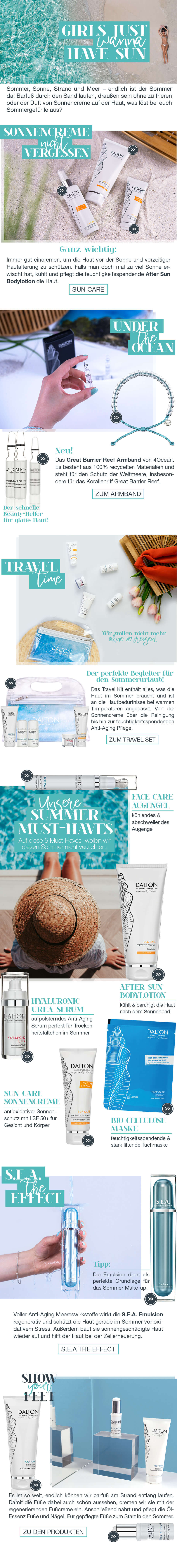 Themenwelt Girls just wanna have fun Sommerprodukte die diesen Sommer nicht fehlen dürfen!