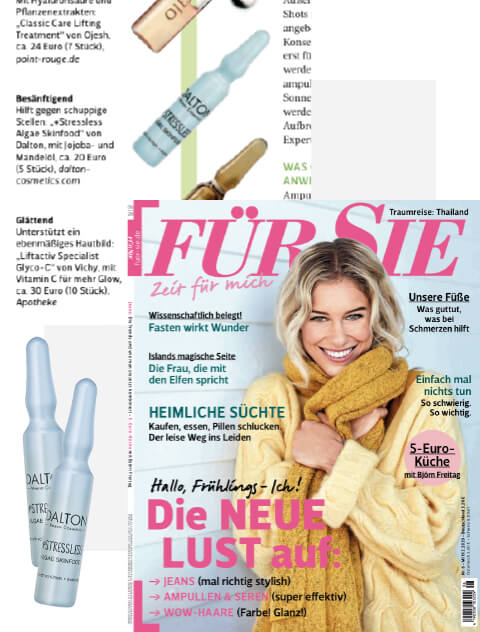 Reichhaltige Ampulle für gestresste Haut