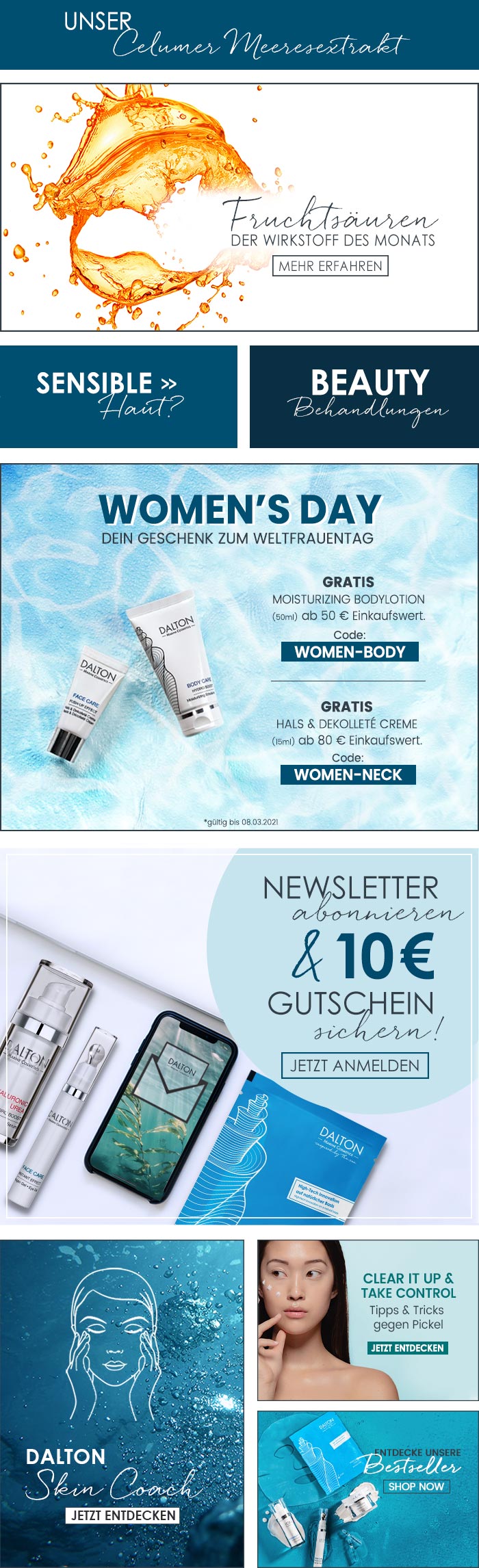 Dalton Themen im Überblick