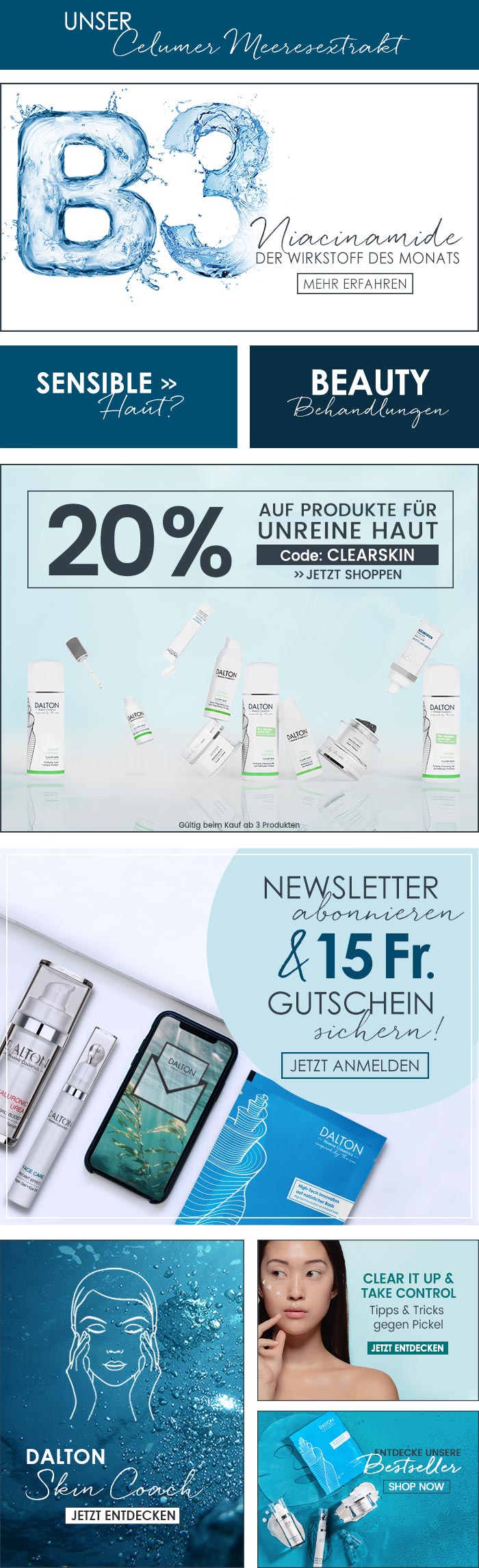 Dalton Themen im Überblick