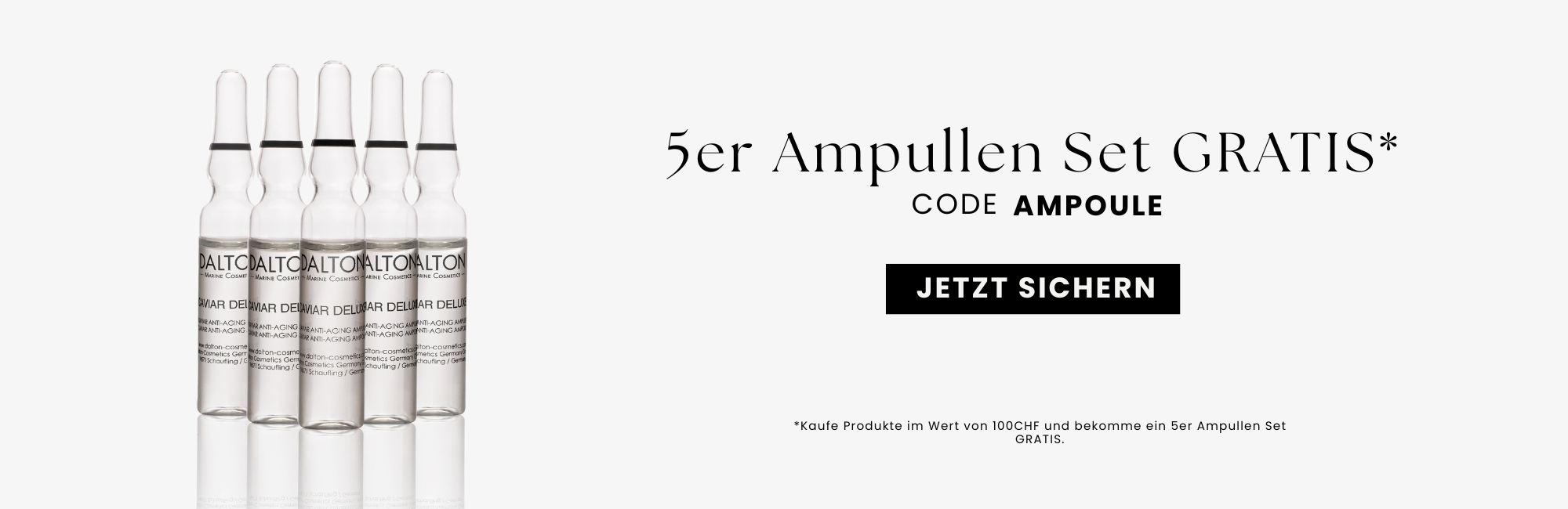 5er Ampullen Set Gratis