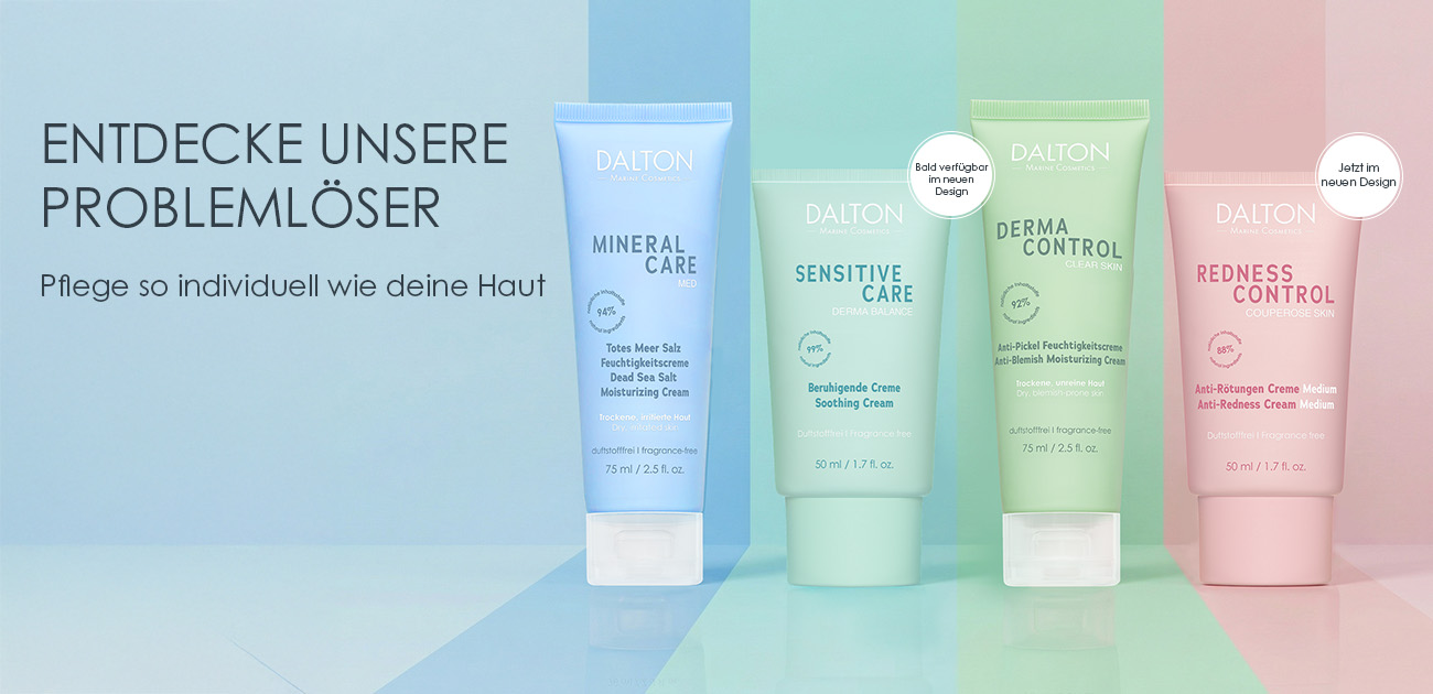 Pflegekonzept fÃ¼r verschiedene Hautprobleme