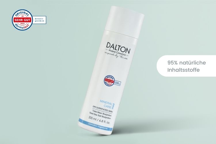 Beruhigende Lotion für juckende Haut am Körper