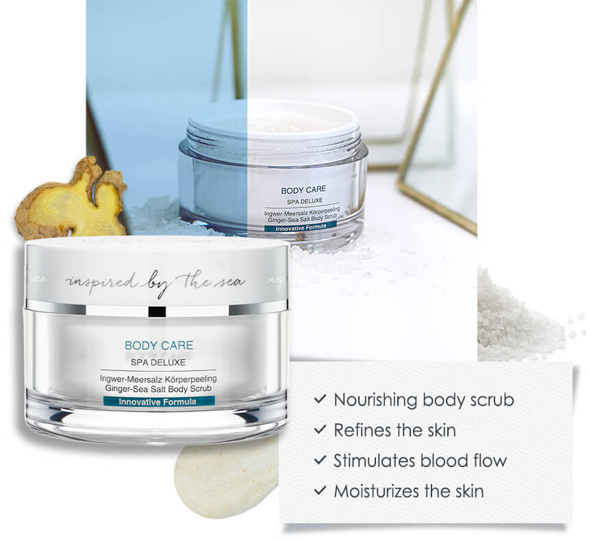 View Ginger-Sea Salt Body Scrub Nourishing body scrub