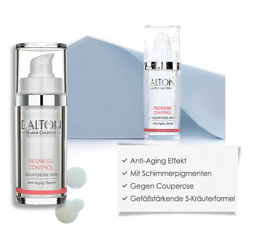 Zum REDNESS CONTROL Anti-Aging Serum Anti-Aging Serum gegen Rötungen bei Couperose