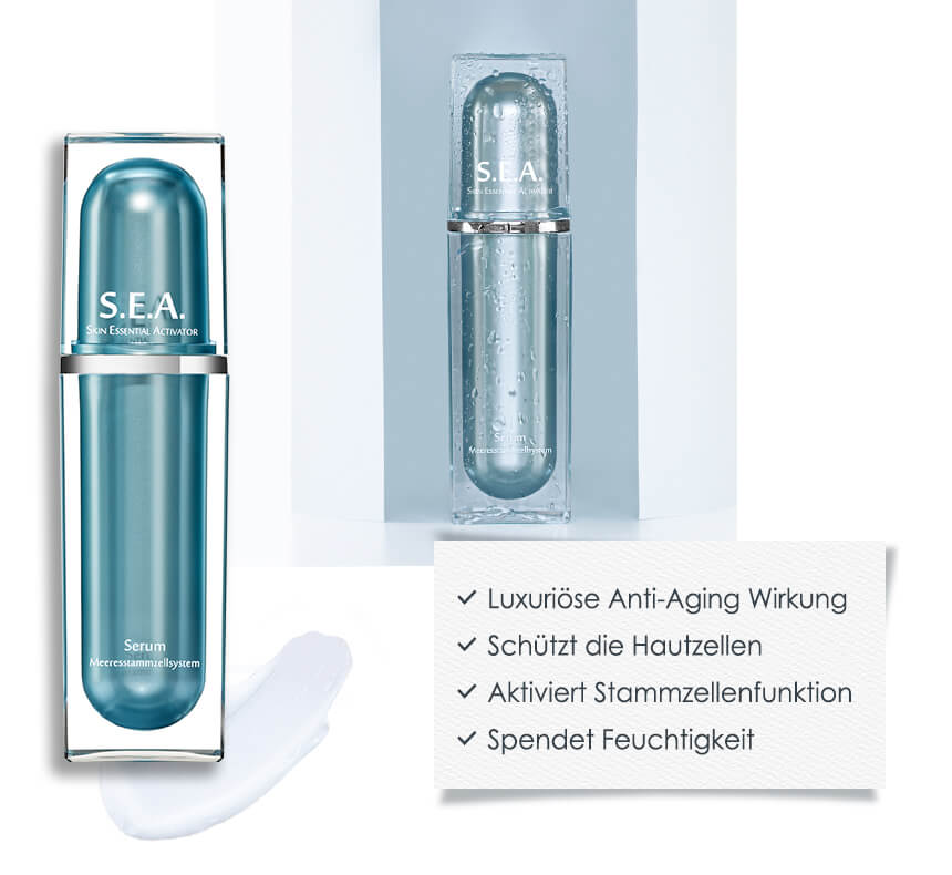 Zum S.E.A. Serum Luxuriöses Anti-Aging Serum zum Schutz der Zellen