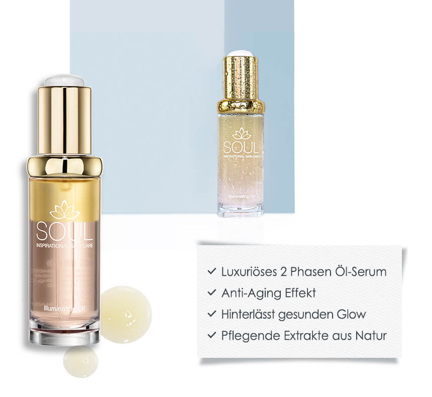 Zum SOUL Illuminating Oil 2-Phasen Öl Serum für mehr Glow