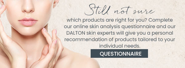 Complete our questionnaire and get a personal recommendation of products tailored to your skin's needs