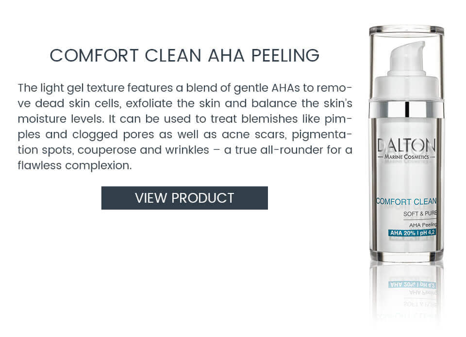 AHA Peeling to treat pimples and blemishes