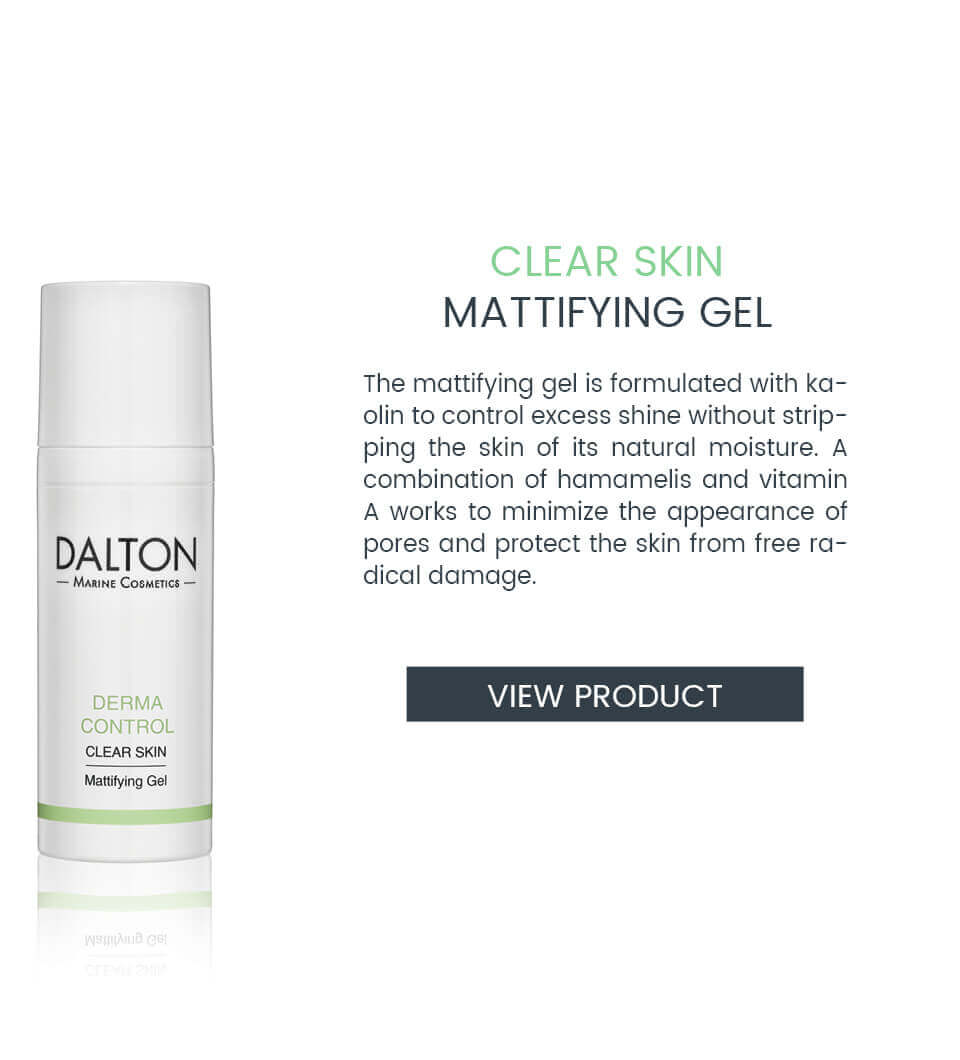 Mattifying gel for oily skin with pimples