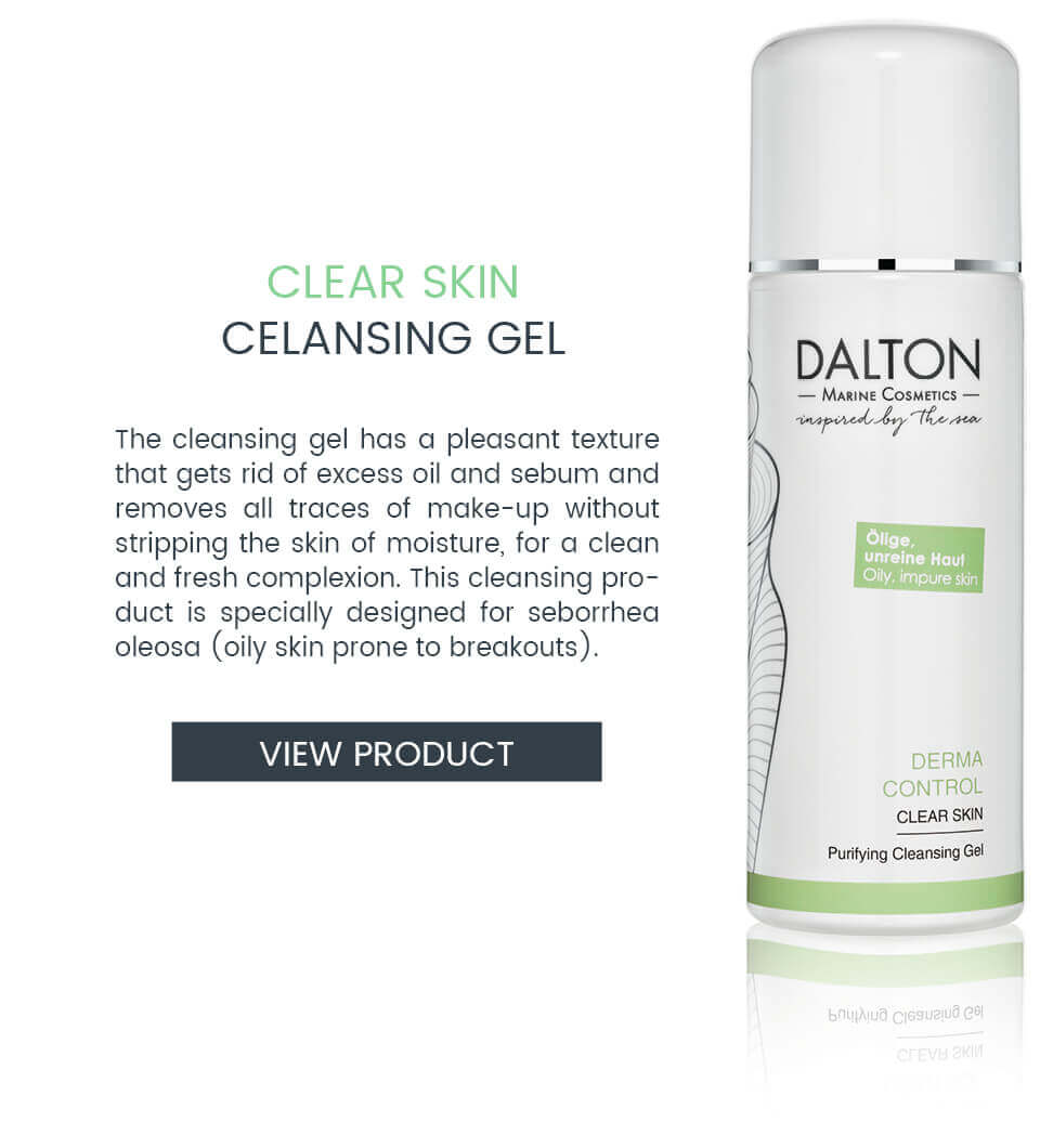 Anti-pimple cleansing gel for oily skin with blemishes
