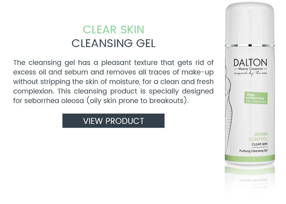 Anti-pimple cleansing gel for oily skin with blemishes