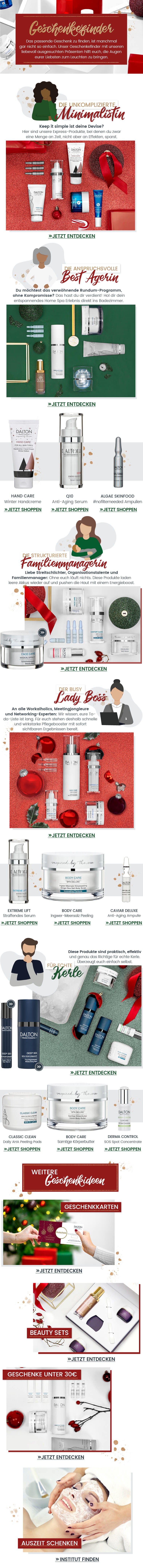 DALTON Geschenkefinder Beauty Geschenkideen