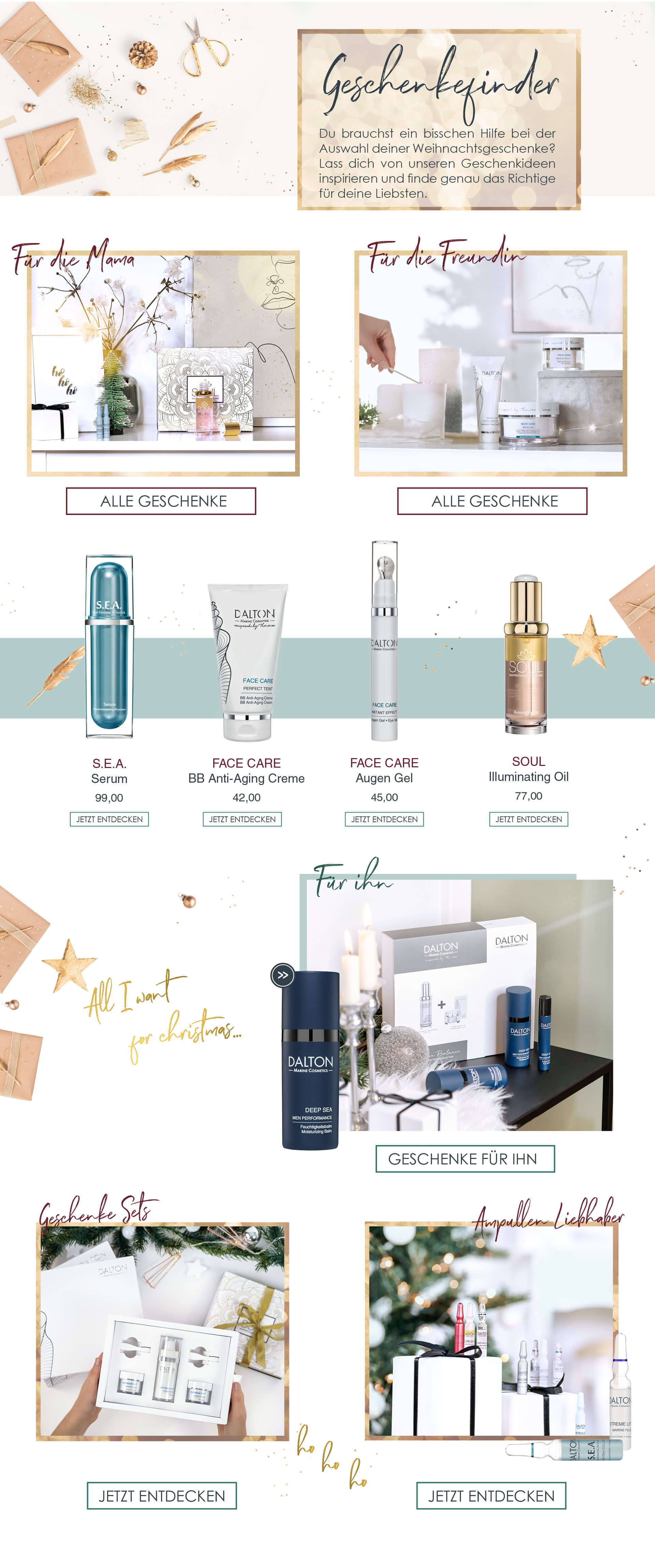 Geschenkefinder: Passende Kosmetikgeschenke finden