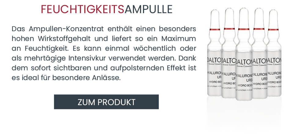 Anti-Aging Feuchtigkeitsampullen gegen Trockenheitsfältchen