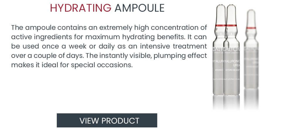 Anti-aging ampoules to hydrate skin