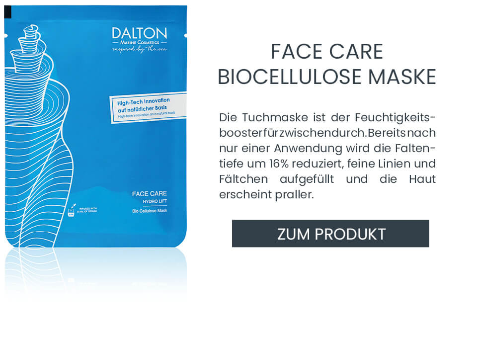 Feuchtigkeitsspendende Tuchmaske gegen Falten