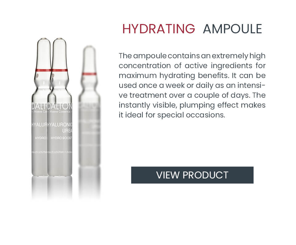 Anti-aging ampoules to hydrate skin