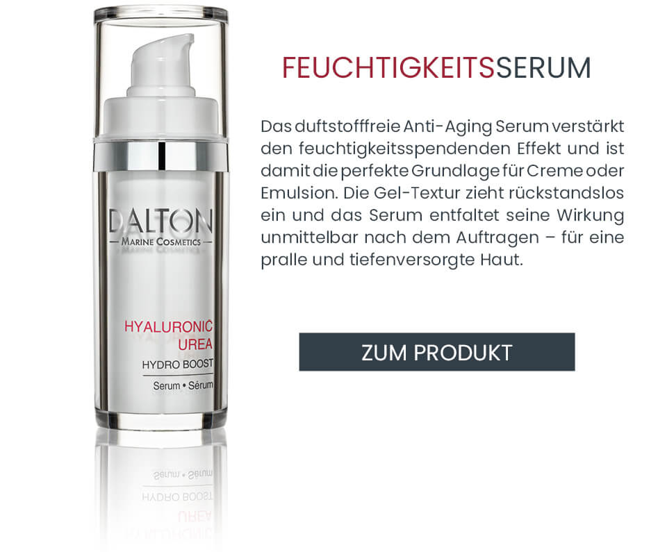 Zum Anti-Aging Serum der HYALURONIC UREA Feuchtigkeitspflege Linie