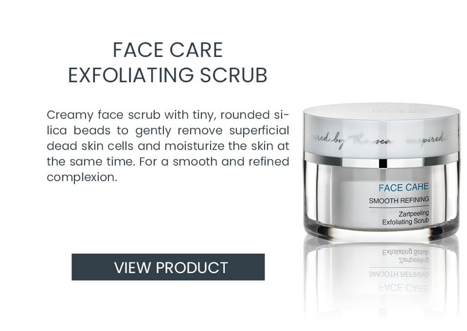 Cream face scrub for all skin types