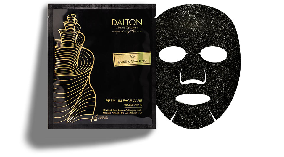 Anti-Aging Glow Maske mit echtem Gold