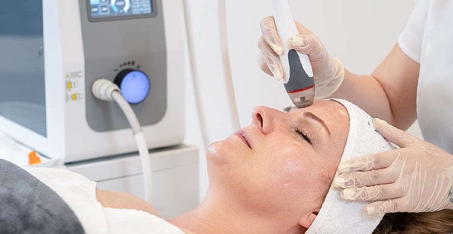 Visit an esthetician for Hydra Facial and AHA peel