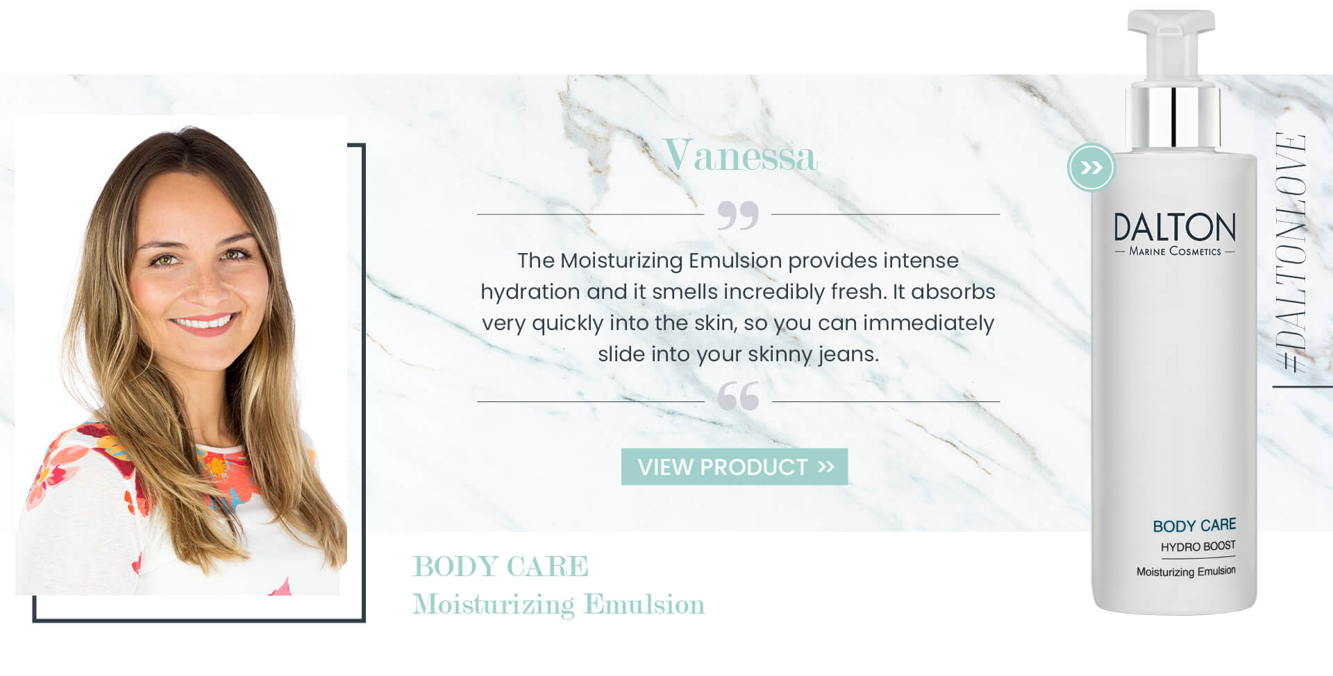 Body Lotion with hyaluronic acid for dry skin