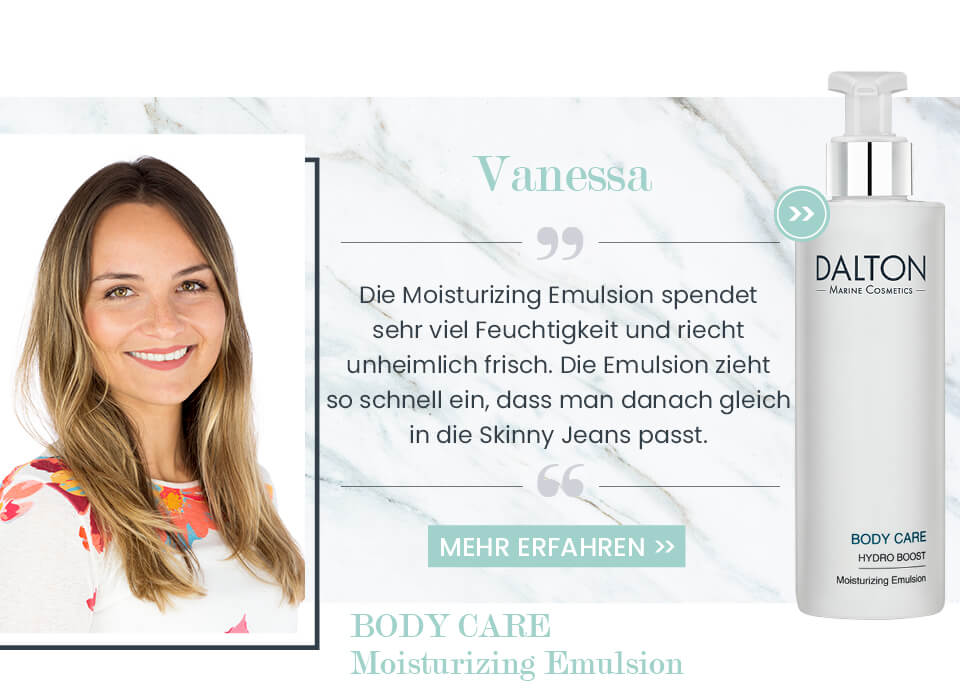 Body Lotion mit Hyaluron für trockene Haut