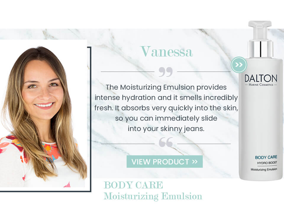 Body Lotion with hyaluronic acid for dry skin