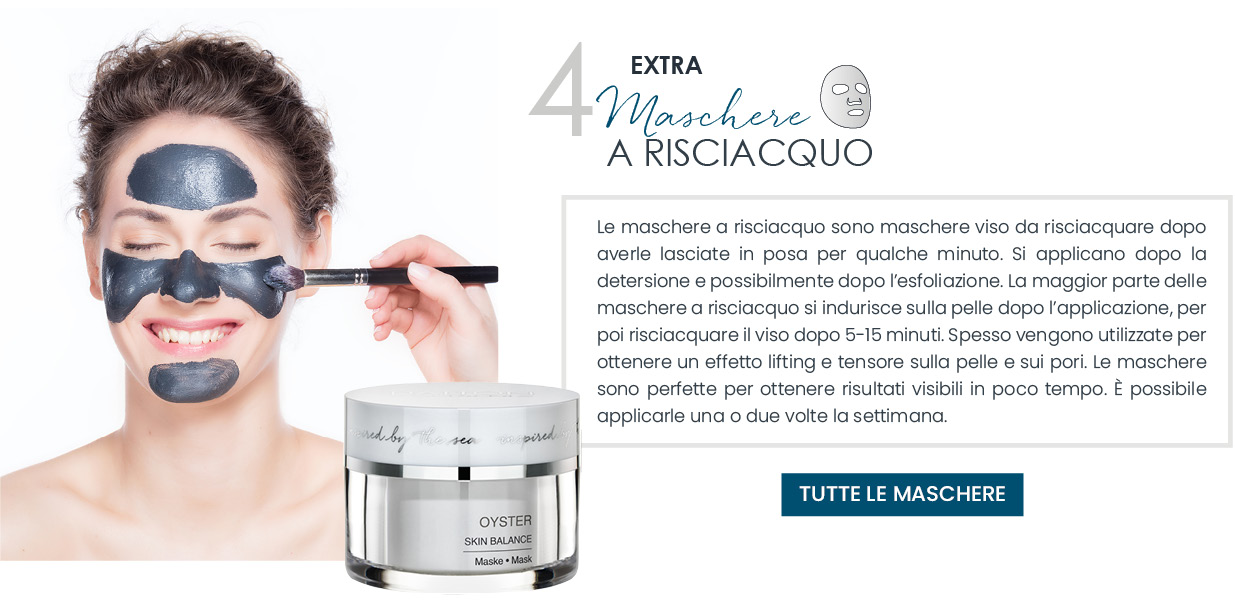 La routine skincare Dalton: MASCHERE a risciacquo