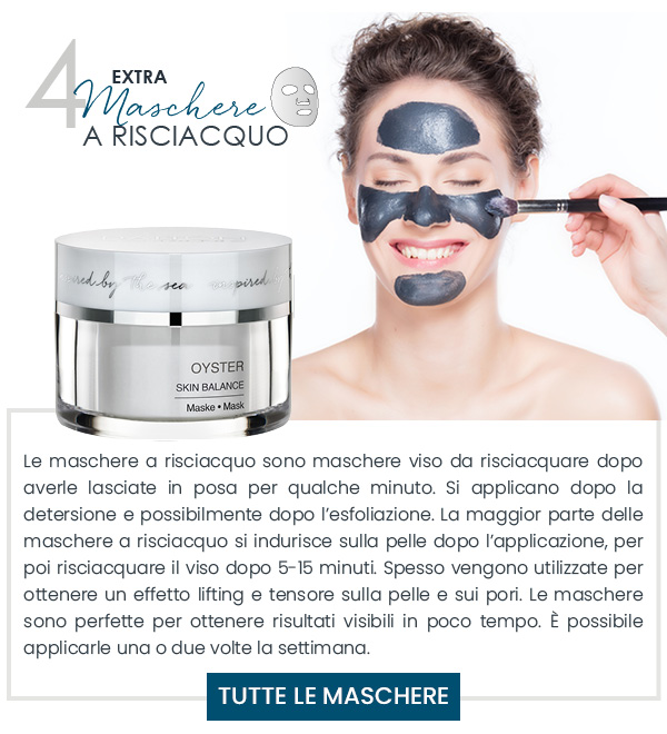 La routine skincare Dalton: MASCHERE a risciacquo
