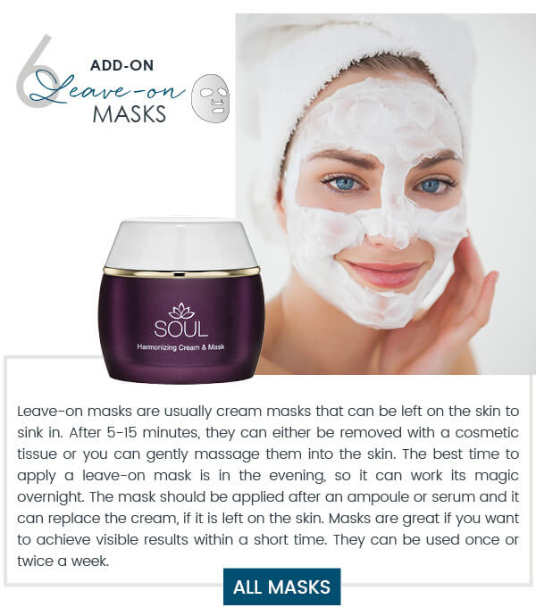 Dalton skincare routine Leave-On Masks