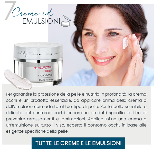 La routine skincare Dalton: Creme ed Emulsioni
