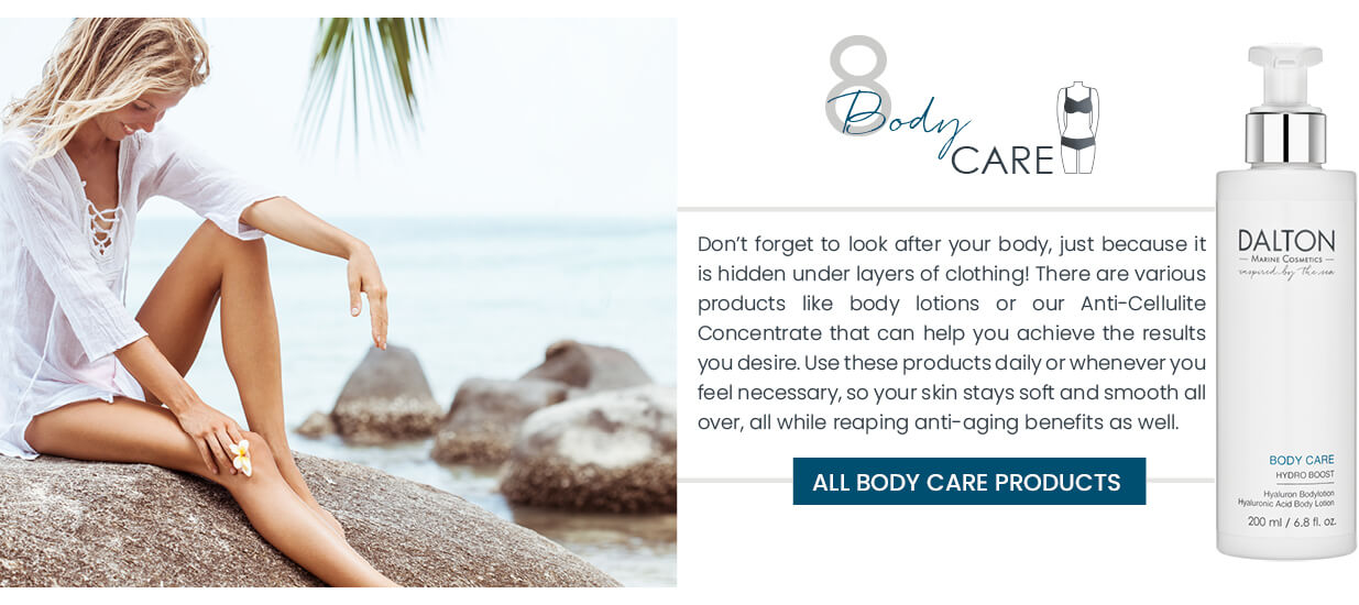 Dalton skincare routine body care