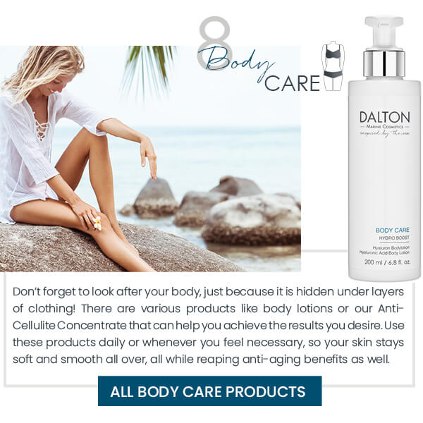 Dalton skincare routine body care